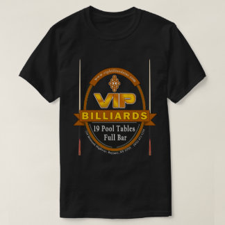 Retro Look för VIP-biljard Tee Shirt