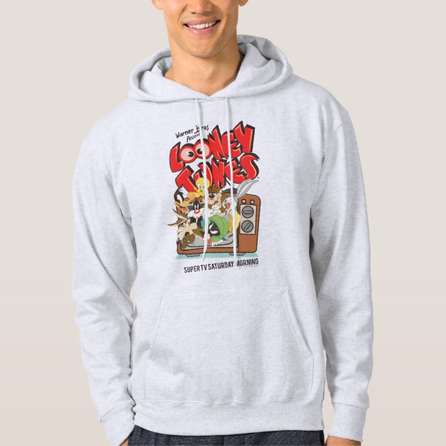 Retro LOONEY TUNES™-bränning från TV Hoodie (Framsida)