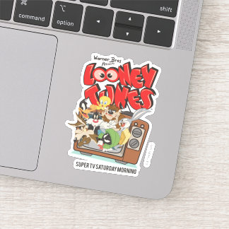 Retro LOONEY TUNES™-bränning från TV Klistermärken