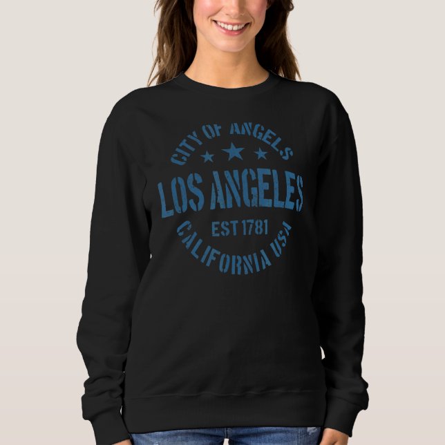 Retro Los Angeles Established 1871 Souvenir 1 T Shirt (Framsida)
