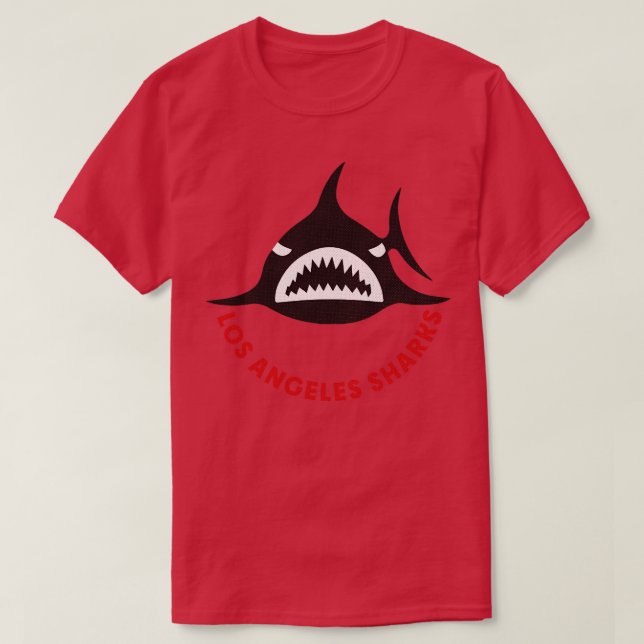 Retro Los Angeles Sharks WHA Hockey 1973 TShirt T Shirt (Design framsida)