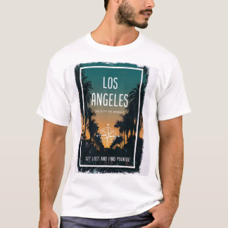 Retro Los Angeles T-Shirt - Kalifornienpalmer
