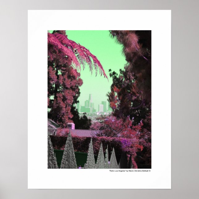 Retro Los Angeles Unik Souvenir-Poster Poster (Framsidan)