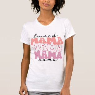 Retro Loved-Mamma med hörn T Shirt