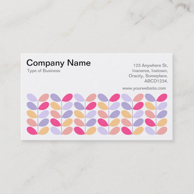 Retro Lövs 01 Visitkort (Framsida)