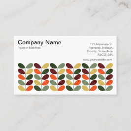 Retro Lövs 02 (Cream) Visitkort