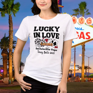 Retro Lucky In Love Vegas Systerfest T Shirt