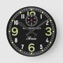 Retro-luftfartygets klocka