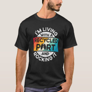 Retro lungtransplantatöverlevande Jag lever med åt T Shirt
