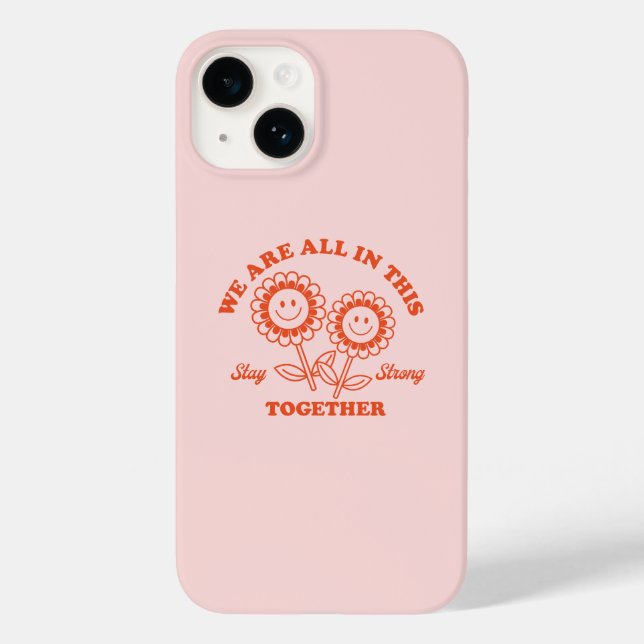 Retro Lycklig-blomma grafik (Baksida)