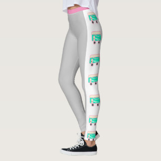 Retro lycklig campare leggings