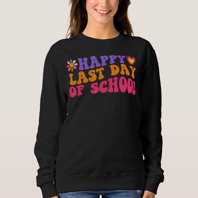 Retro Lycklig förra Daisyn skolundervisningen T Shirt (Framsida)