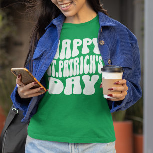 Retro Lycklig St. Patrick's Day Women's's T Shirt