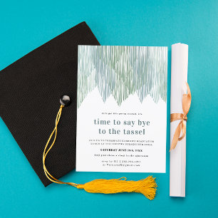 Retro Macrame Fringe   Inbjudan till Studenten