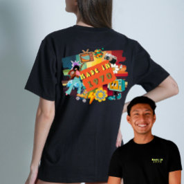Retro "Made in 1970" 70:e födelsedagsmilstolpen T Shirt