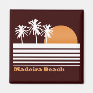 Retro Madeira strandmagnet Magnet