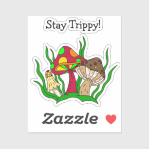 Retro Magic Mushroom Hand plockade Art Klistermärken