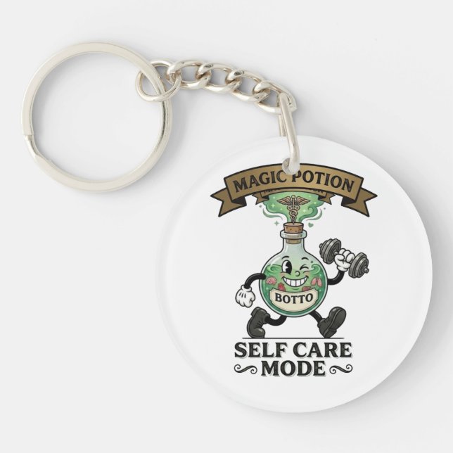 Retro Magic Potion Self Care Mode Fitness Gift (Framsidan)