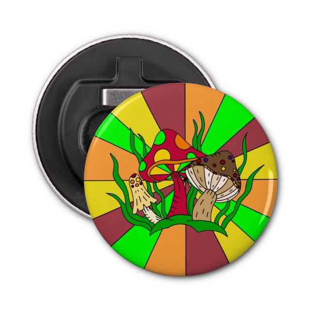 Retro Magic Svamp Flasköppnare (Framsidan)