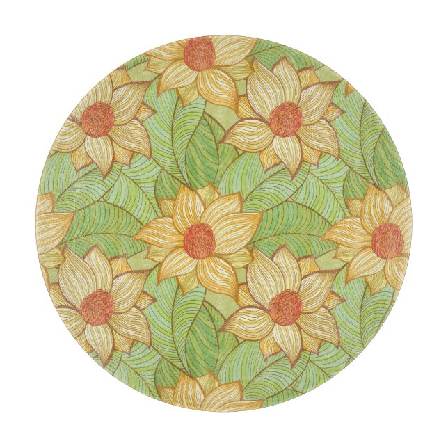 Retro Magnoliamönster (Framsidan)