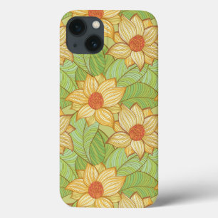 Retro Magnoliamönster