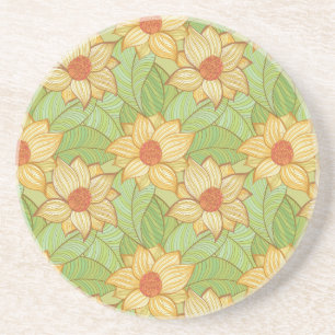 Retro Magnoliamönster Underlägg