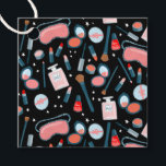 Retro Makeup Skönhet Kosmetik Anpassad  Gåvor Etiketter<br><div class="desc">Färgrik mönster av vintagekosmetik. Parfym, läppstift, rouge, penslar, mascara och mer! Klicka på "personifiera" ovan för att anpassa baksidan med din egen text eller lämna den tom för handskrivna meddelanden. Kolla min butik för fler färger och stilar! Plus matchande presentpapper, gratulationskort, inbjudningar, brudtärnsgåvor och mer! Eller skicka mig ett meddelande...</div>