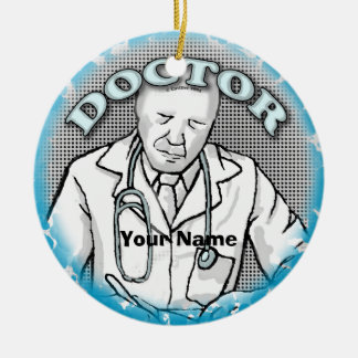 Retro Male Doktor har ett eget namn som ornament