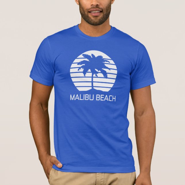 Retro Malibu strand Tröja (Framsida)