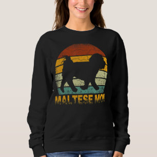 Retro Maltese Mamma Doxie Hundägare Mor Pet Mamma T Shirt