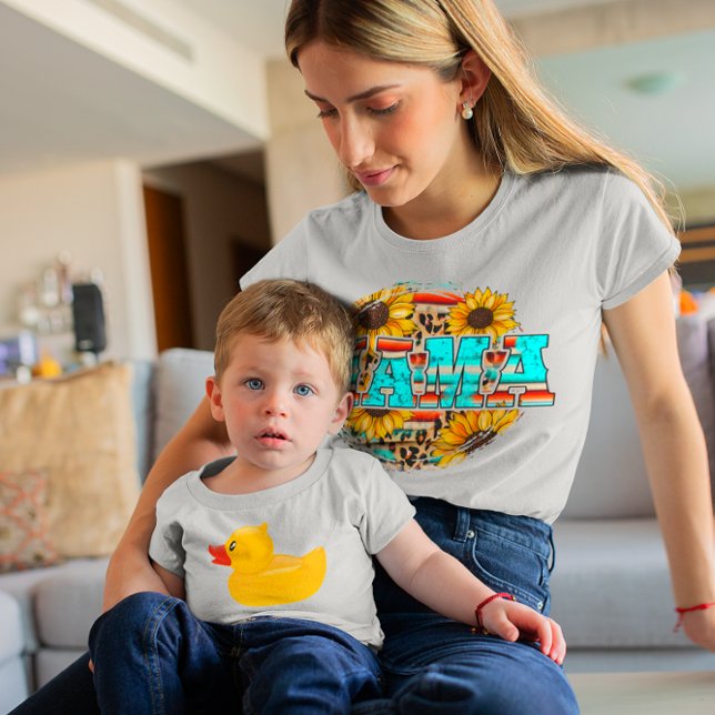 Retro Mama Blommig Grafisk Ledig T Shirt (Skapare uppladdad)