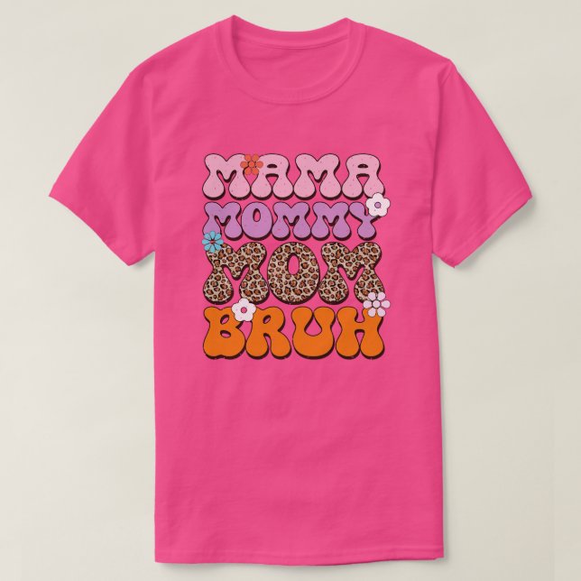 Retro mamma 3 t shirt (Design framsida)