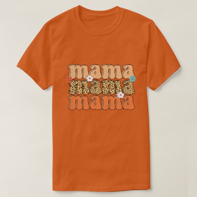 Retro mamma 5 t shirt (Design framsida)