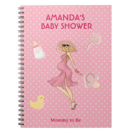Retro Mamma Blonde 2 babyskor Anteckningsbok
