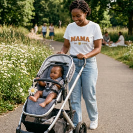 Retro Mamma Est 2026 Daisy T Shirt