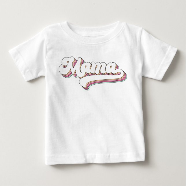 Retro Mamma T Shirt (Framsida)