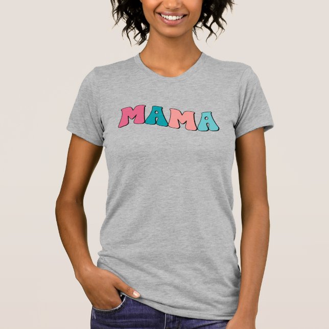 Retro-Mamma T Shirt (Framsida)