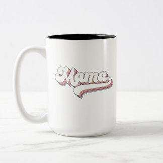 Retro Mamma Två-Tonad Mugg