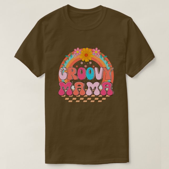 Retro-Mammans födelsedag på 60-talet, 70-tal, hipp T Shirt (Design framsida)