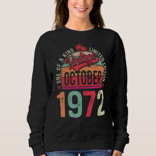 Retro Manar 50:e födelsedagen 50:e Vintagen oktobe T Shirt