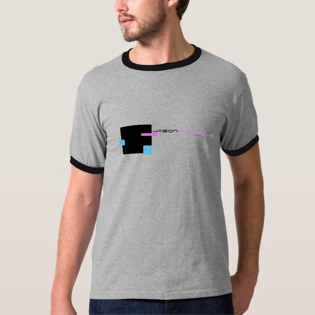 Retro manar RingerT-tröja Tee Shirt (Framsida)