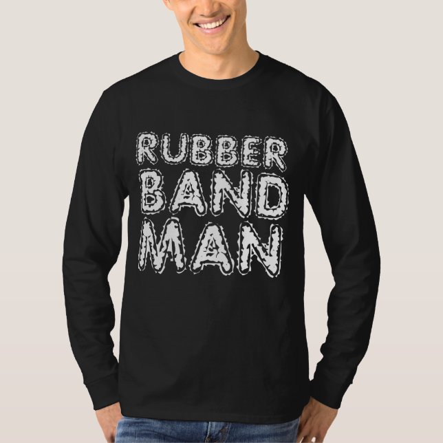 RETRO MANAR RUBBER BAND MAN T-SHIRTS (Framsida)