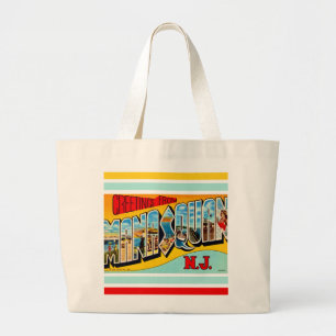 Retro Manasquan NJ Jumbo Tygkasse