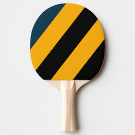 Retro Månbelyst Tid Djärva Ränder Pingisracket