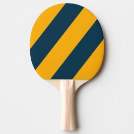 Retro Månbelyst Tidvatten Tre Djärva Ränder Pingisracket