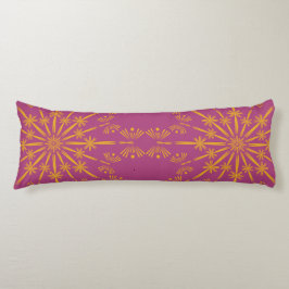 Retro Mandala Boysenberry Body Pillow Kroppskudde