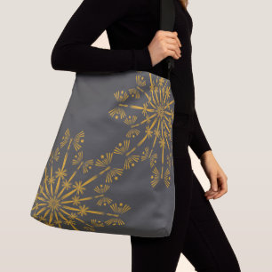 Retro Mandala Dusk Crossbody Bag Axelväska