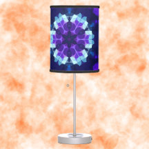 Retro Mandala Flower Blue och Lila