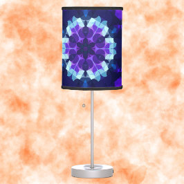 Retro Mandala Flower Blue och Lila