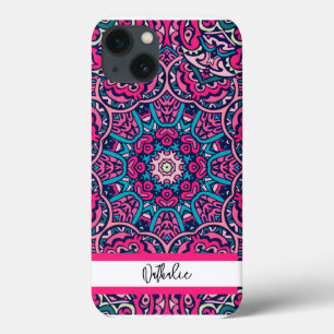 Retro Mandala Mönster med Namn luxury